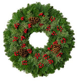 Load image into Gallery viewer, BERRY CHRISTMAS WREATH - 24"