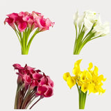Load image into Gallery viewer, CALLA LILY MINI ASSORTED bouquet - bloombybunches
