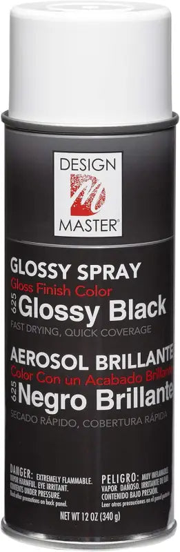 Design Master Spray Paint Glossy Black - Decorative