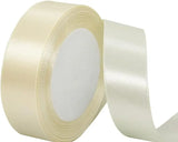 Load image into Gallery viewer, Double Face Satin Ribbon – 1-1/2 Inch x 50 Yards - Beige/Ivory - Ribbons