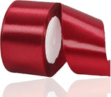 Load image into Gallery viewer, Double Face Satin Ribbon – 1-1/2 Inch x 50 Yards - Burgundy - Ribbons