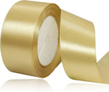 Load image into Gallery viewer, Double Face Satin Ribbon – 1-1/2 Inch x 50 Yards - Champagne Gold - Ribbons