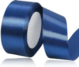 Load image into Gallery viewer, Double Face Satin Ribbon – 1-1/2 Inch x 50 Yards - Navy Blue - Ribbons