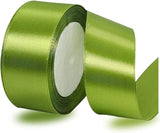 Load image into Gallery viewer, Double Face Satin Ribbon – 1-1/2 Inch x 50 Yards - Olive Green - Ribbons