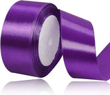 Load image into Gallery viewer, Double Face Satin Ribbon – 1-1/2 Inch x 50 Yards - Purple - Ribbons