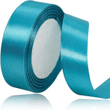 Load image into Gallery viewer, Double Face Satin Ribbon – 1-1/2 Inch x 50 Yards - Turquoise Blue - Ribbons