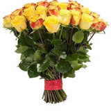 Load image into Gallery viewer, ROSE HIGH &amp; YELLOW BICOLOR (YELLOW RED) 50CM - bloombybunches