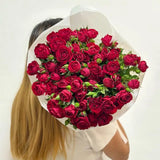 Load image into Gallery viewer, SPRAY ROSE RED - Red / 40 to 50 CM / 10 - Fresh Cut Flowers