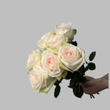 Load image into Gallery viewer, WHITE O’HARA GARDEN ROSE - White / 25 - Fresh Cut Flowers